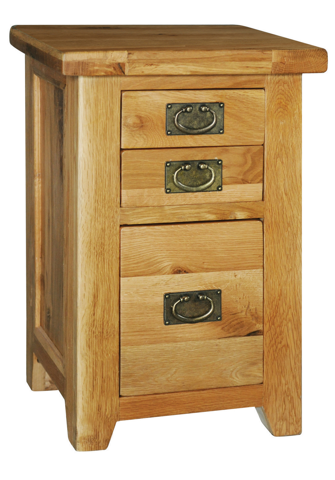 Provence Oak 3 Drawer Bedside Table ** Price Drop ** - Click Image to Close